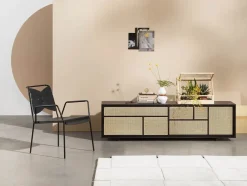 Design House Stockholm Air Sideboard Low, white/Grey fra><noscript><img width=