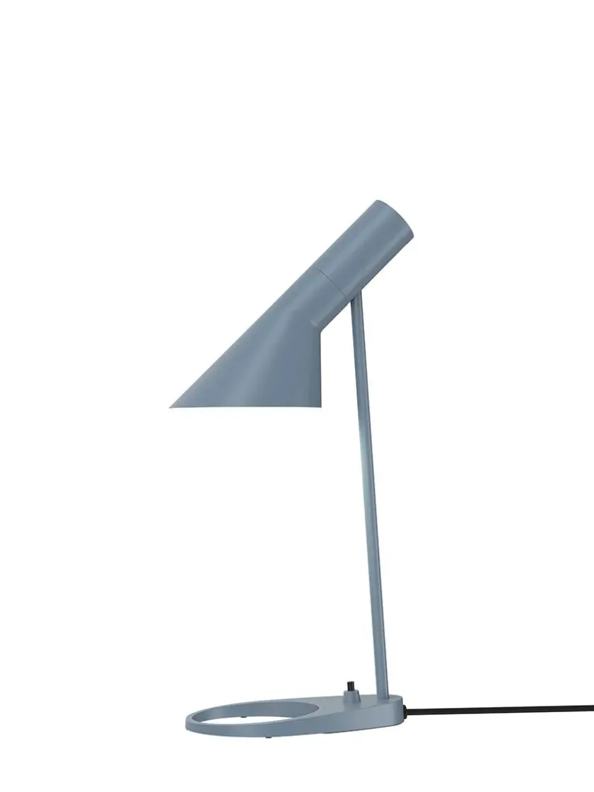 Louis Poulsen AJ Mini Table Lamp, grey/brass af Arne Jacobsen> Spots