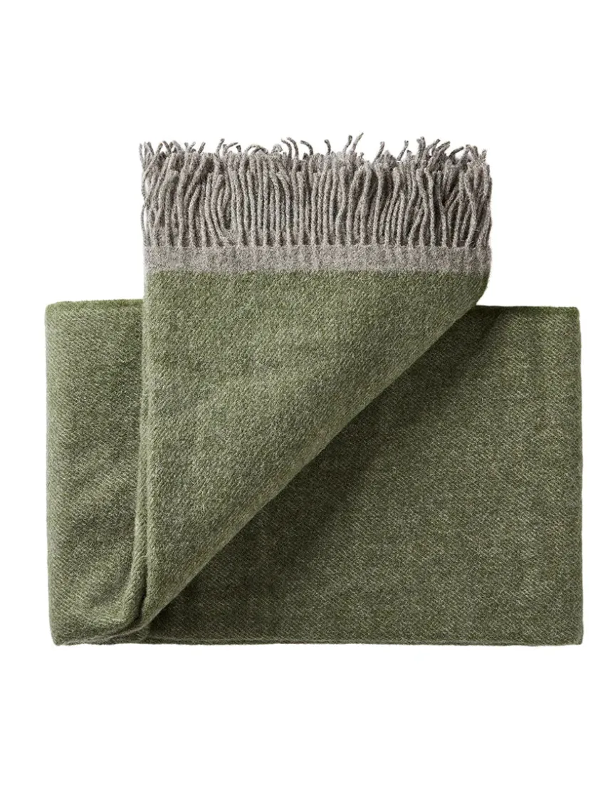 Silkeborg Uldspinderi Alrø Plaid, grey shades fra> Puder Og Plaider