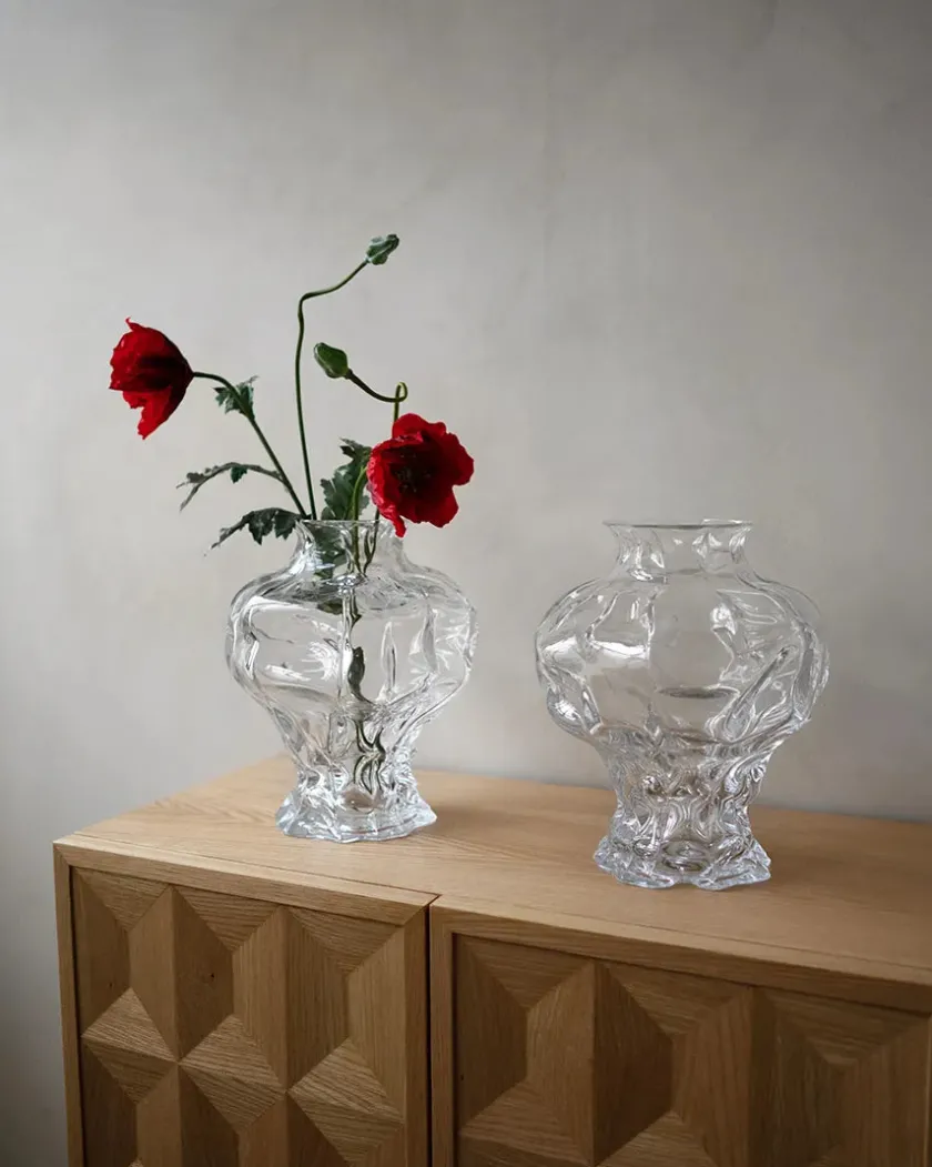Hein Studio Ammonit Vase, clear fra> Gaver Til Hende|Vaser