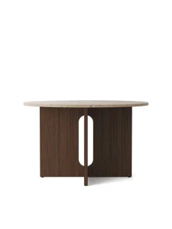 Audo Copenhagen Androgyne Dining Table Ø120 dark stained oak fra><noscript><img width=