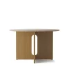 Audo Copenhagen Androgyne Dining Table Ø120 natural oak, sand sten fra> Spiseborde