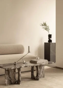 Audo Copenhagen Androgyne Lounge Table, grey galaxy marble/wood fra><noscript><img width=