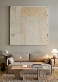Audo Copenhagen Androgyne Lounge Table, grey galaxy marble/wood fra><noscript><img width=