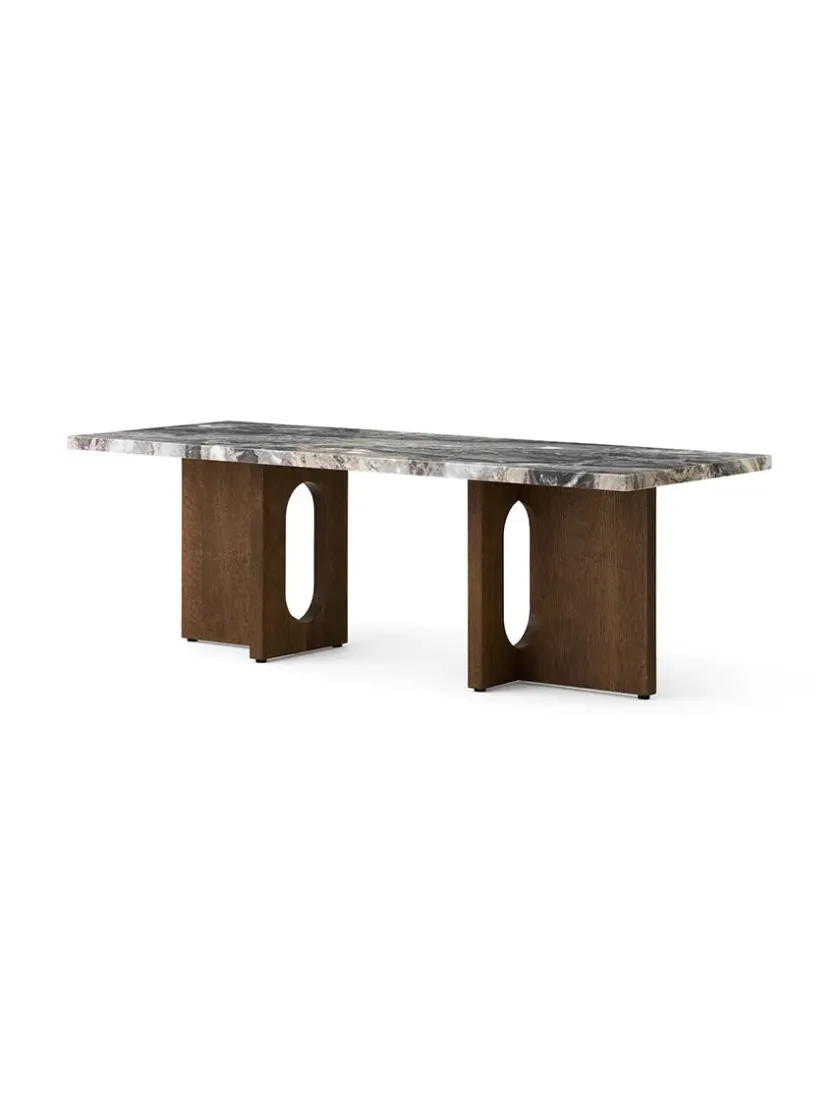 Audo Copenhagen Androgyne Lounge Table, Kunis Breccia / Wood fra> Sofaborde