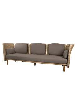 Cane-line Arch 3-pers. Sofa m. lav arm/ryg fra> Udendørs Loungemøbler