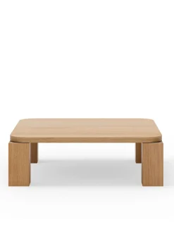 New Works Atlas Sofabord 820x820, Natural Oak fra> Sofaborde