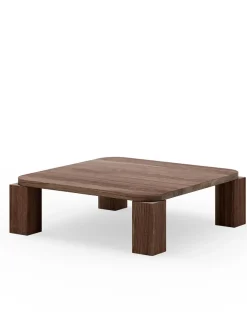 New Works Atlas Sofabord 820x820, Smoked Oak fra> Sofaborde