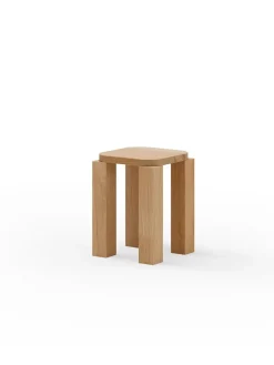 New Works Atlas Stool, Natural Oak fra><noscript><img width=