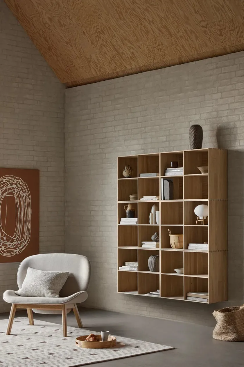 FDB Møbler B98 Bogkasse, 54 x 72 cm af Mogens Koch> Reoler