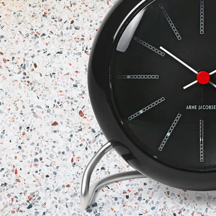Arne Jacobsen Clocks Bankers Bordur, sort af Arne Jacobsen> Gaver Til Ham