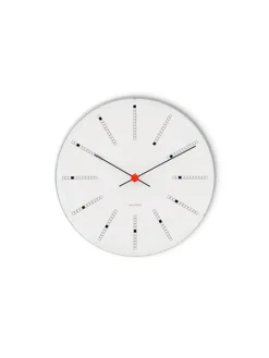 Arne Jacobsen Clocks Bankers club vægur af Arne Jacobsen (Ø: 12)><noscript><img width=