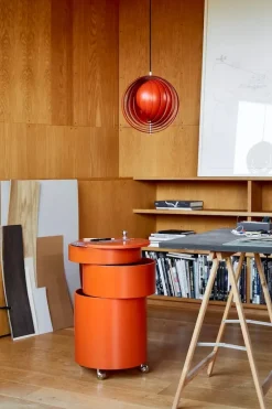 Verpan Barboy Sidebord, orange af Verner Panton><noscript><img width=