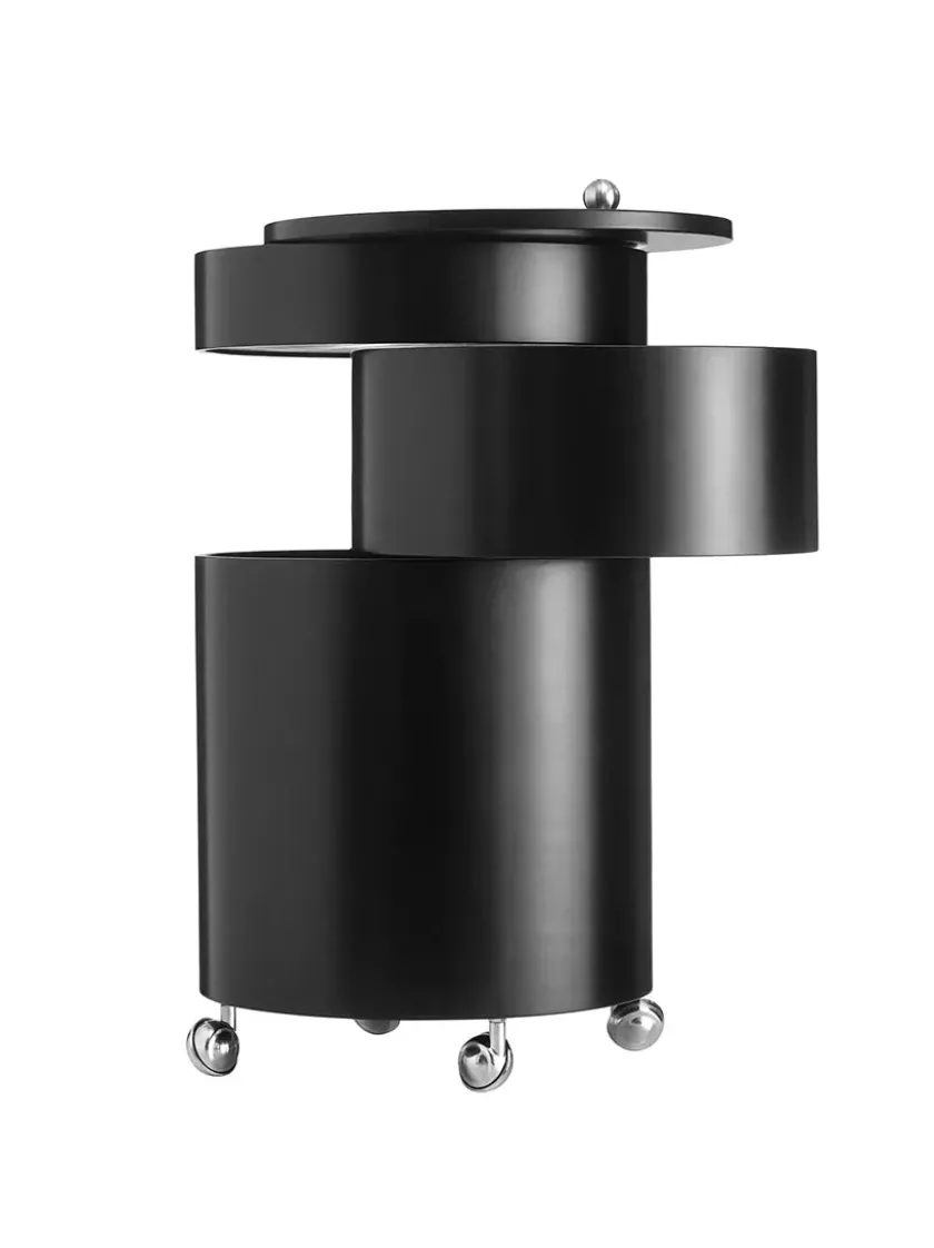 Verpan Barboy Sidebord, sort af Verner Panton> Sideborde Og Små Borde