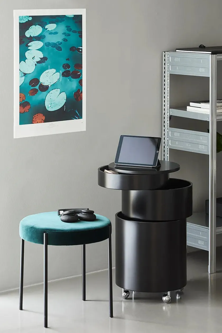 Verpan Barboy Sidebord, sort af Verner Panton> Sideborde Og Små Borde