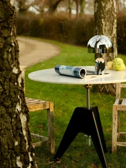 Tom Dixon Bell Portable Bordlampe, silver fra> Portable Lamper|Spots