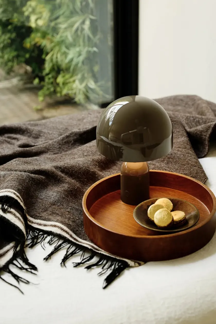 Tom Dixon Bell Portable Bordlampe, taupe fra> Portable Lamper|Spots