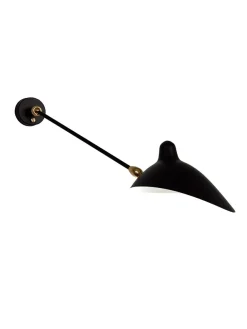 Editions Serge Mouille Big Wall Lamp w/1 Arm, 2 Rotula af Serge Mouille> Væglamper|Spots