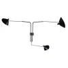 Editions Serge Mouille Big Wall Lamp w/3 Rotating Straight Arms af Serge Mouille> Væglamper|Spots