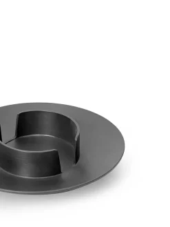 Ferm Living Block Candle Holder, sort messing fra><noscript><img width=