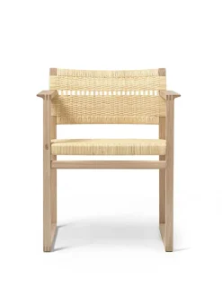 Fredericia Furniture BM62 Armstol, sjeneflet af Børge Mogensen> Spisebordsstole