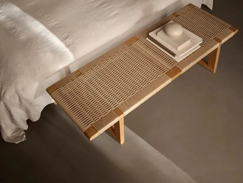 Carl Hansen & Søn BM0489L Table Bench, papirflet af Børge Mogensen> Bænke|Sofaborde