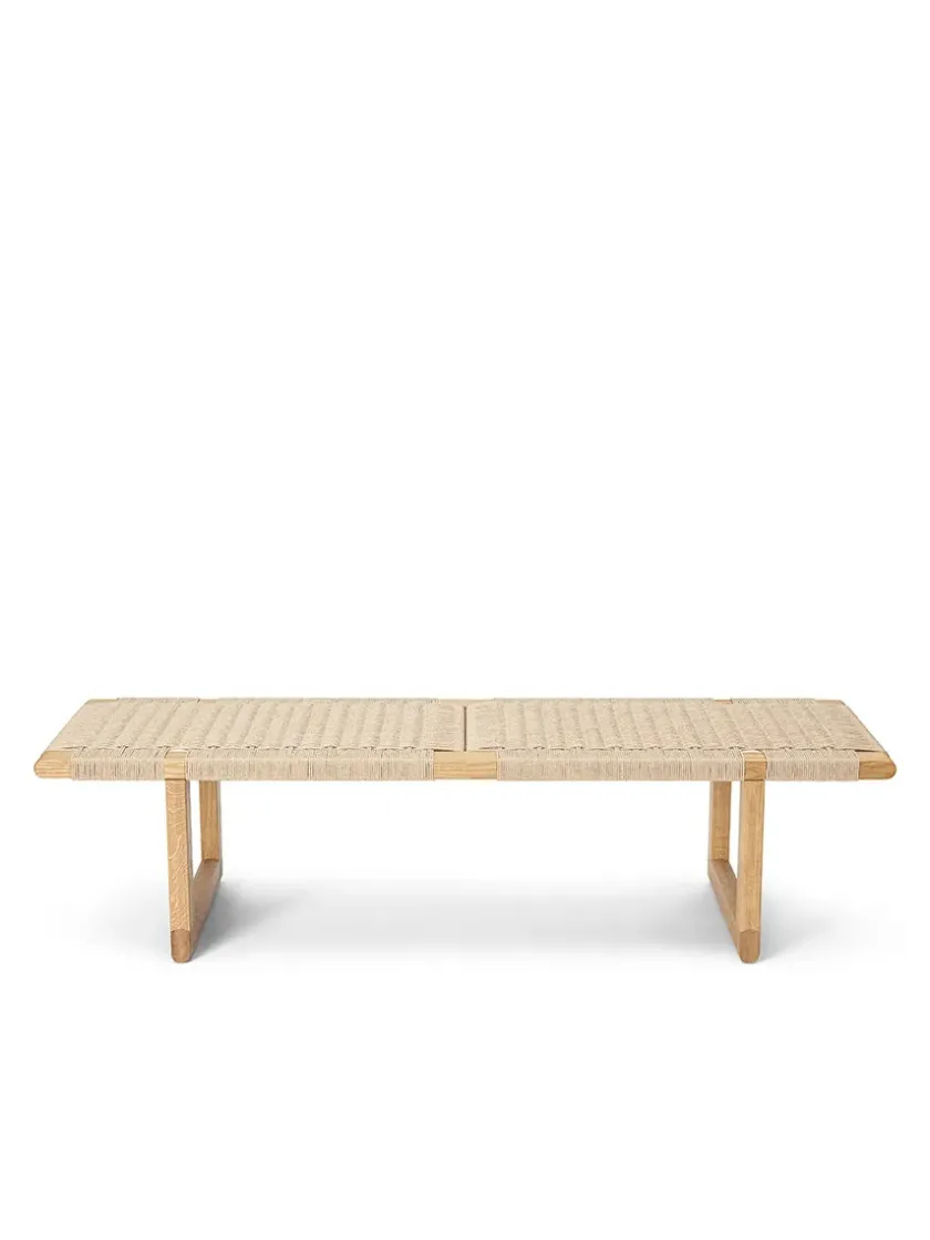 Carl Hansen & Søn BM0489L Table Bench, papirflet af Børge Mogensen> Bænke|Sofaborde