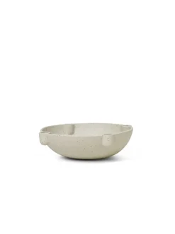 Ferm Living Bowl Candle Holder Ceramic, Large fra> Lysestager