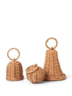 Ferm Living Braided Bell Baubles, sæt á 3 stk. fra>Børn Opbevaring På Børneværelset