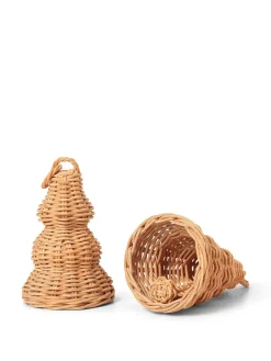 Ferm Living Braided Bell Baubles, sæt á 2 stk. fra><noscript><img width=