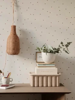 Ferm Living Braided Bottle lampe fra>Børn Opbevaring På Børneværelset|Pendler
