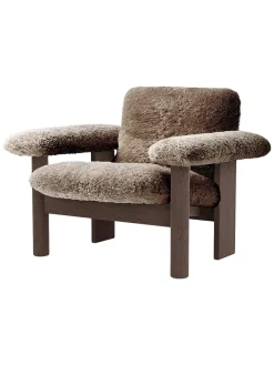 Audo Copenhagen Brasilia Lounge Chair, low back, textile fra><noscript><img width=
