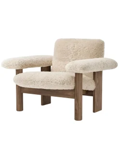 Audo Copenhagen Brasilia Lounge Chair, low back, textile fra><noscript><img width=