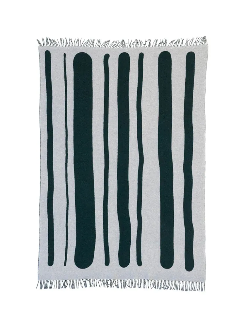 raawii Brush Plaid, blue/red fra> Puder Og Plaider