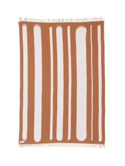 raawii Brush Plaid, tan/milk fra> Puder Og Plaider