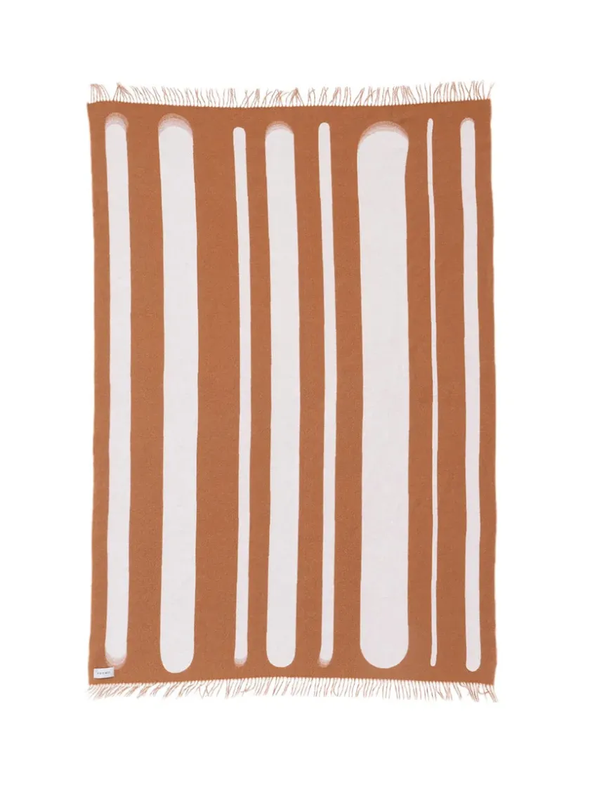raawii Brush Plaid, tan/milk fra> Puder Og Plaider