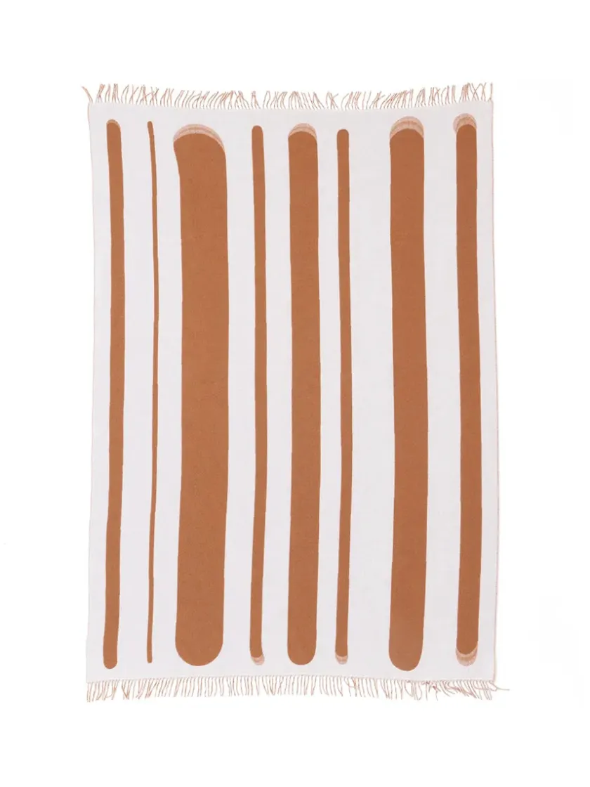 raawii Brush Plaid, tan/milk fra> Puder Og Plaider