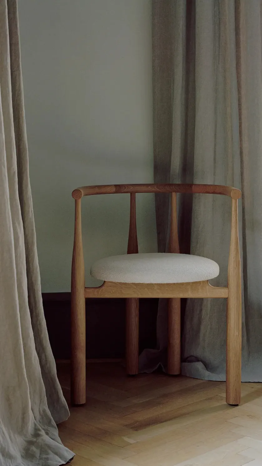 New Works Bukowski Chair, eg fra> Spisebordsstole