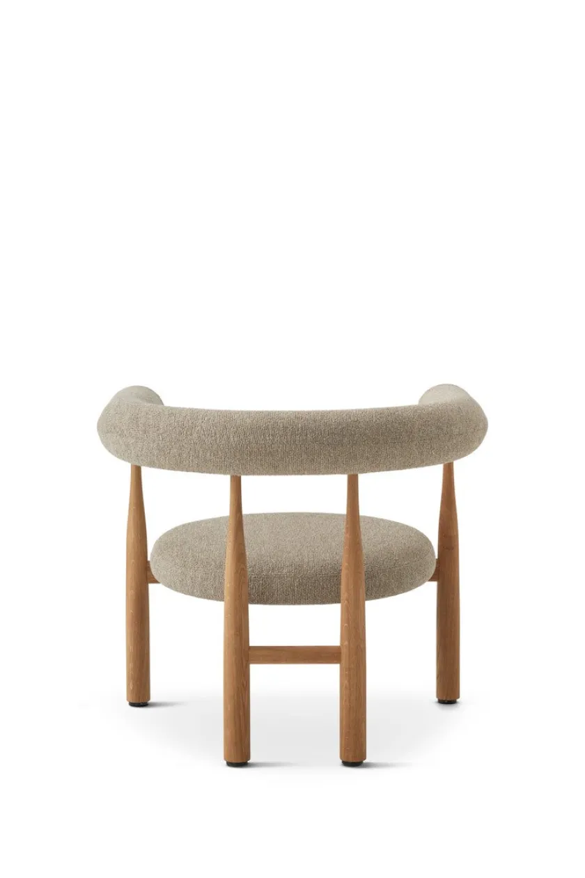 New Works Bukowski Loungestol, sort bøg fra> Loungestole|Lænestole