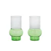 Tom Dixon Bump Tall Glasses Green fra> Service