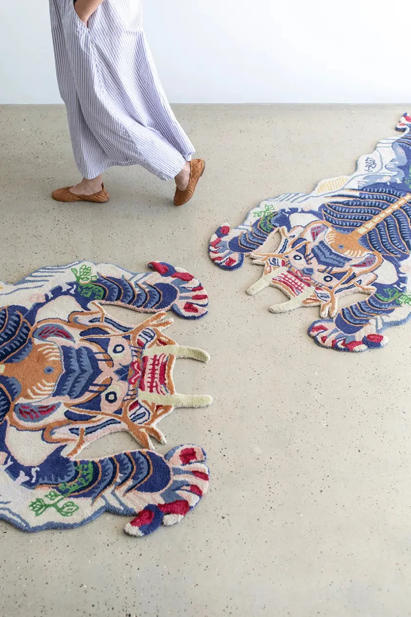Bongusta Burma Dragon Rug Large fra>Børn Gaver|Gaver Til Børn