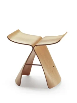 Vitra Butterfly Stool, ahorn fra> Skamler