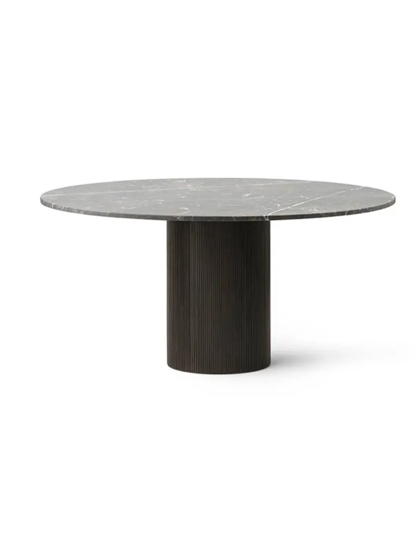 Vipp Cabin bord Ø150, beige marmor fra> Spiseborde