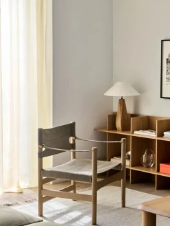 Fredericia Furniture Canvas 21 stol, lys olieret eg af Børge Mogensen> Lænestole