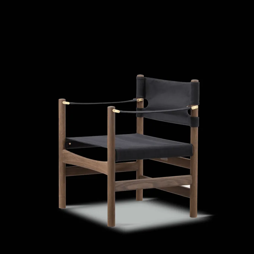 Fredericia Furniture Canvas 21 stol, røget olieret eg af Børge Mogensen> Loungestole|Lænestole