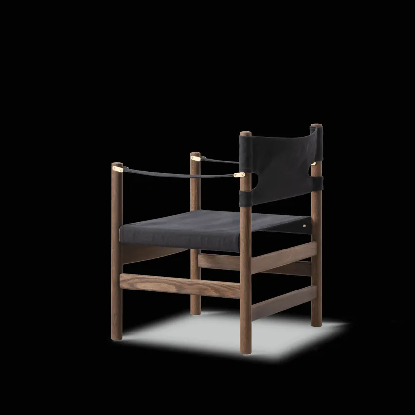 Fredericia Furniture Canvas 21 stol, sæbebehandlet af Børge Mogensen> Loungestole|Lænestole
