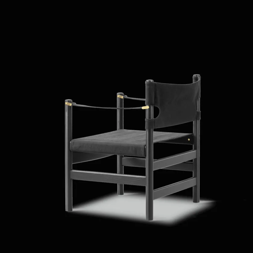 Fredericia Furniture Canvas 21 stol, sæbebehandlet af Børge Mogensen> Loungestole|Lænestole
