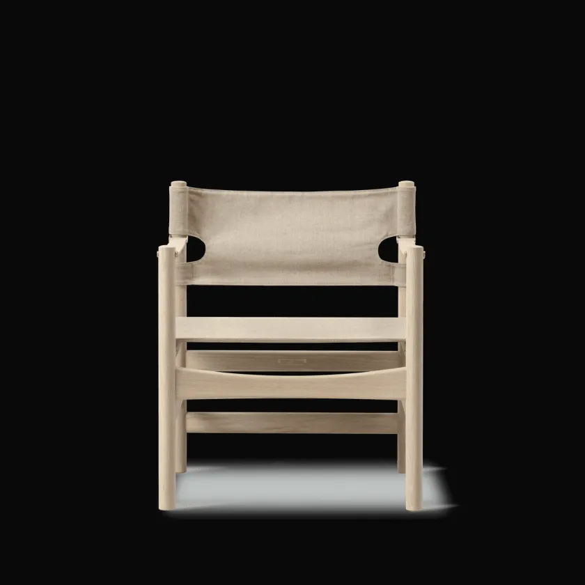 Fredericia Furniture Canvas 21 stol, sortlakeret eg af Børge Mogensen> Loungestole|Lænestole