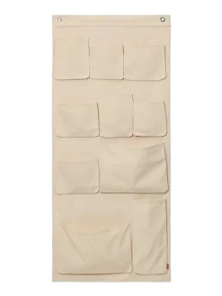 Ferm Living Canvas XL Wall Pockets fra> Hylder