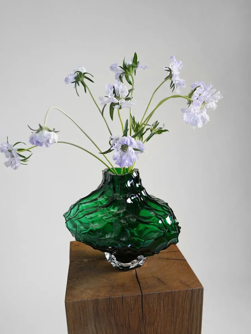 Hein Studio Canyon Vase Large, clear fra> Vaser